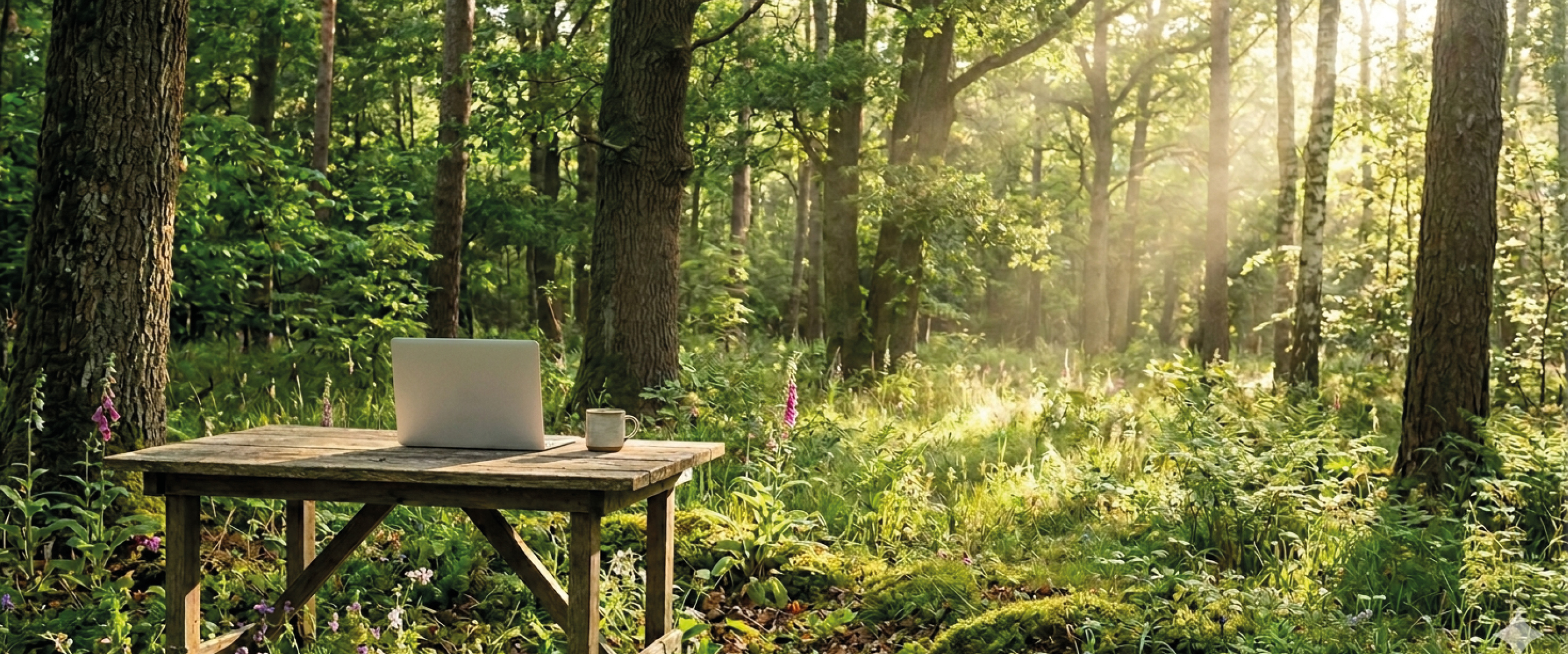 Zwischen Wald und WLAN