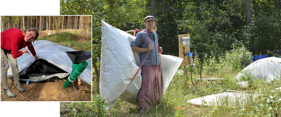 Kochen mit Biogas aus dem eigenen Garten
